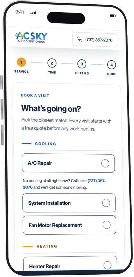 Booking system, step one: choosing the problem